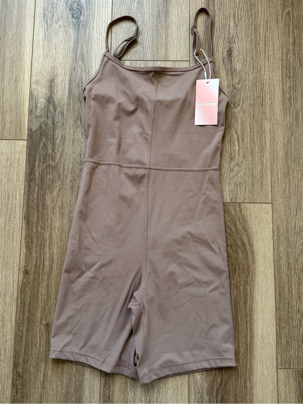 KUT from the cloth Active tan Tank Romper with Adjustable Straps NWT - size smal